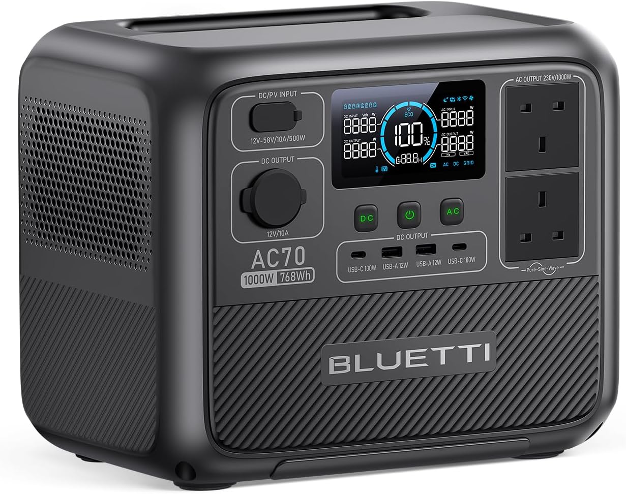 Powering Adventures: A Deep Dive into the BLUETTI AC70 Portable Power Station Cover