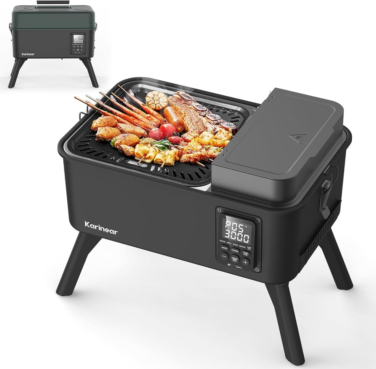 Discovering the Karinear Electric BBQ Grill: The Ultimate Campfire Companion Cover